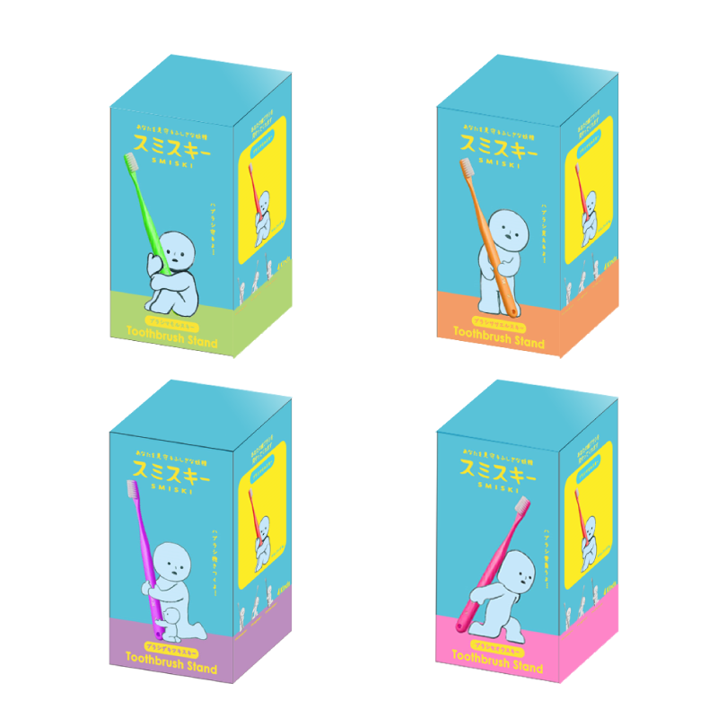Smiski Toothbrush Stands luminous decorative pen holder to receive gifts from Japanese elves