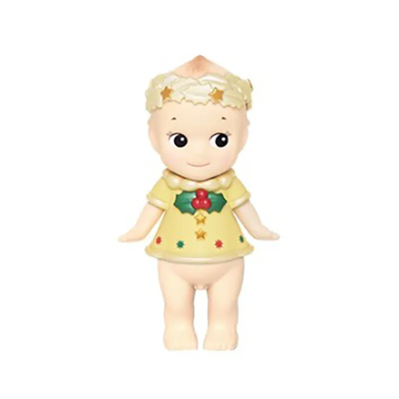 Sonny Angel 2018 Christmas Blind Box action finger Elk Bell Birthday Model Gift