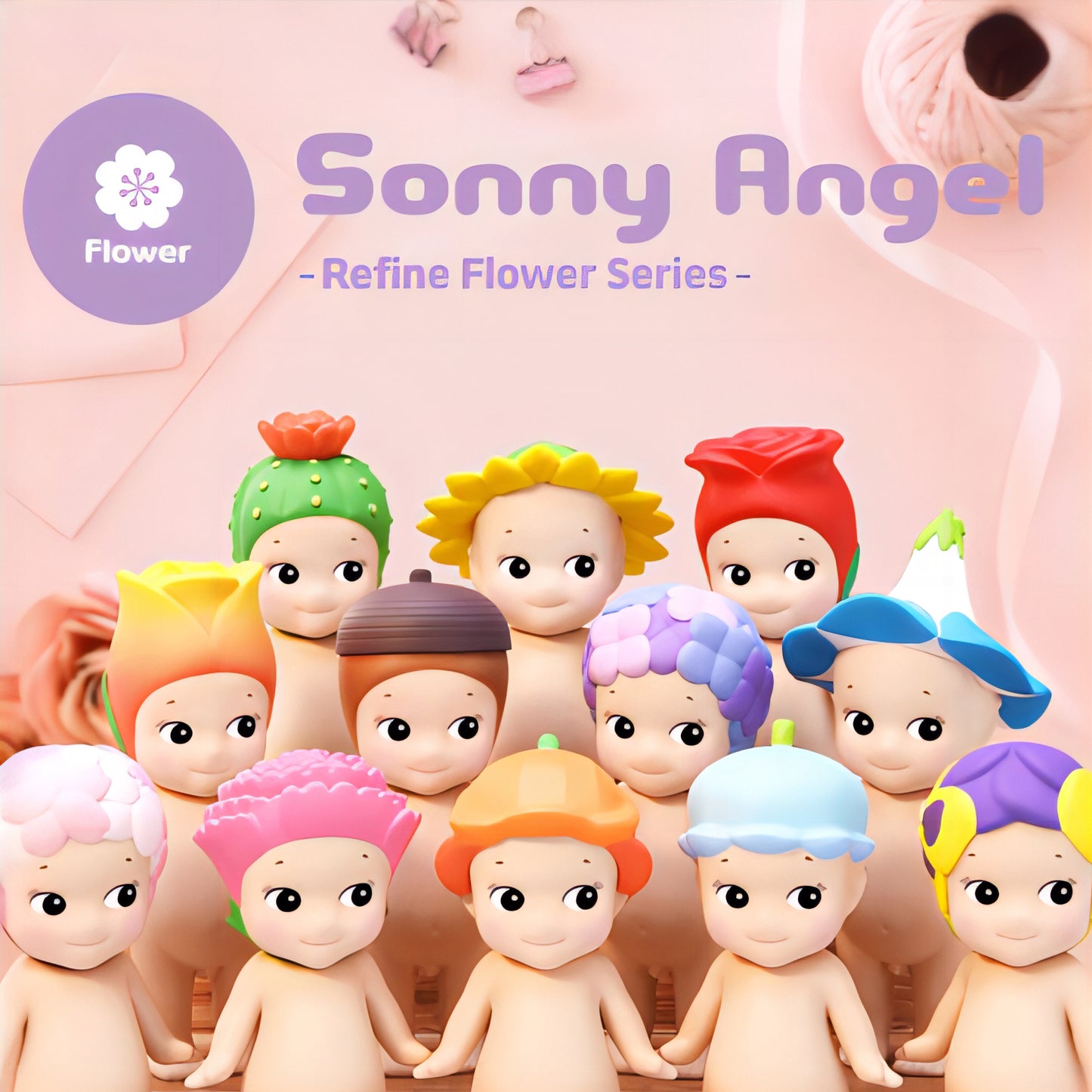 Sonny Angel Flower Regular Series Blind Box Figure Toys Set Mini-Action Figures