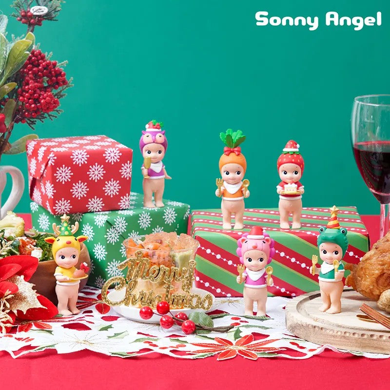 Sonny Angel 2024 Christmas dinner series Collection Blind Box Action Figures Gift angel