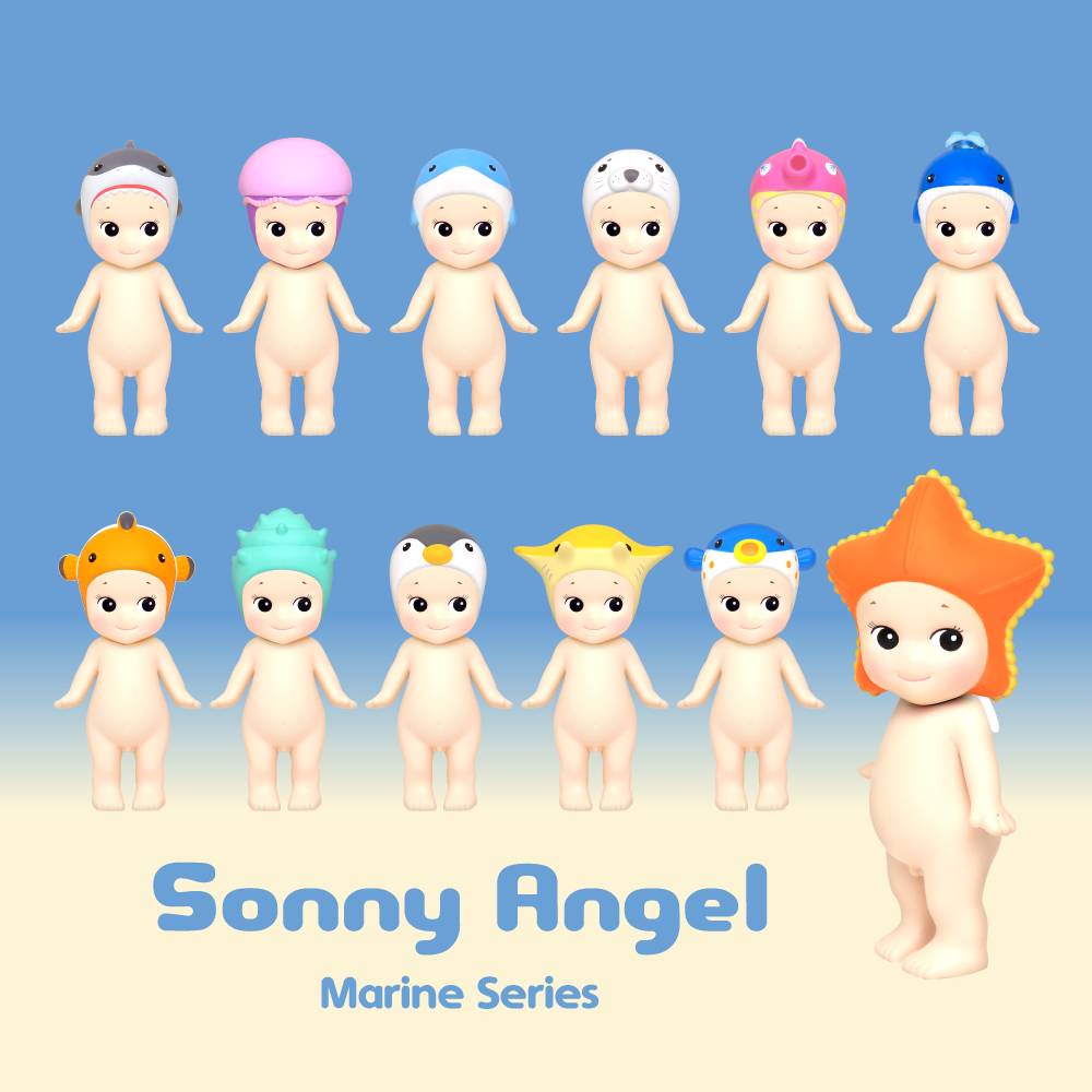 Sonny Angel Marine Series Blind Box Figure Toys Set Mini-Action Figures Blind Box