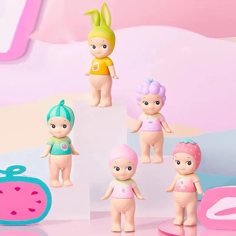Sonny Angel Summer Ice Drink Series Blind Box Doll Cute Action Figures Blind Box Toys Girls Birthday Gift