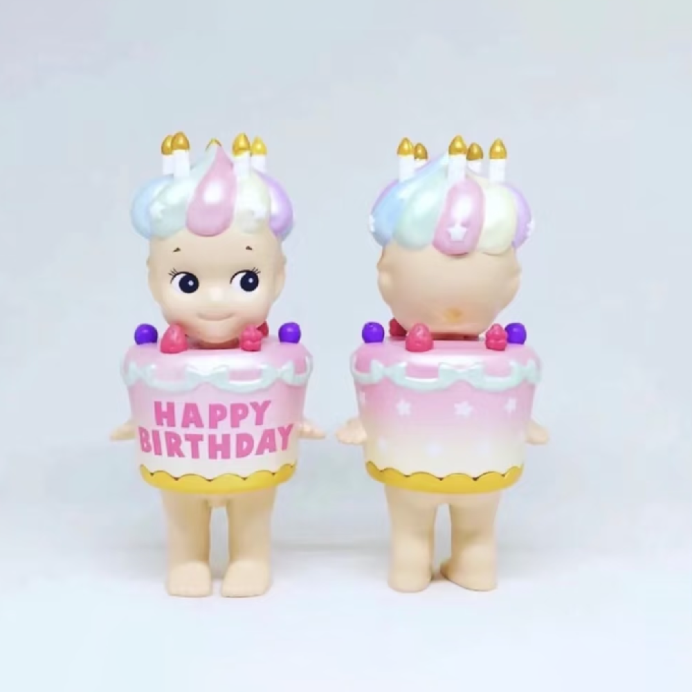 Sonny Angel birthday gift cake series healing angel blind box doll figurine ornament angel