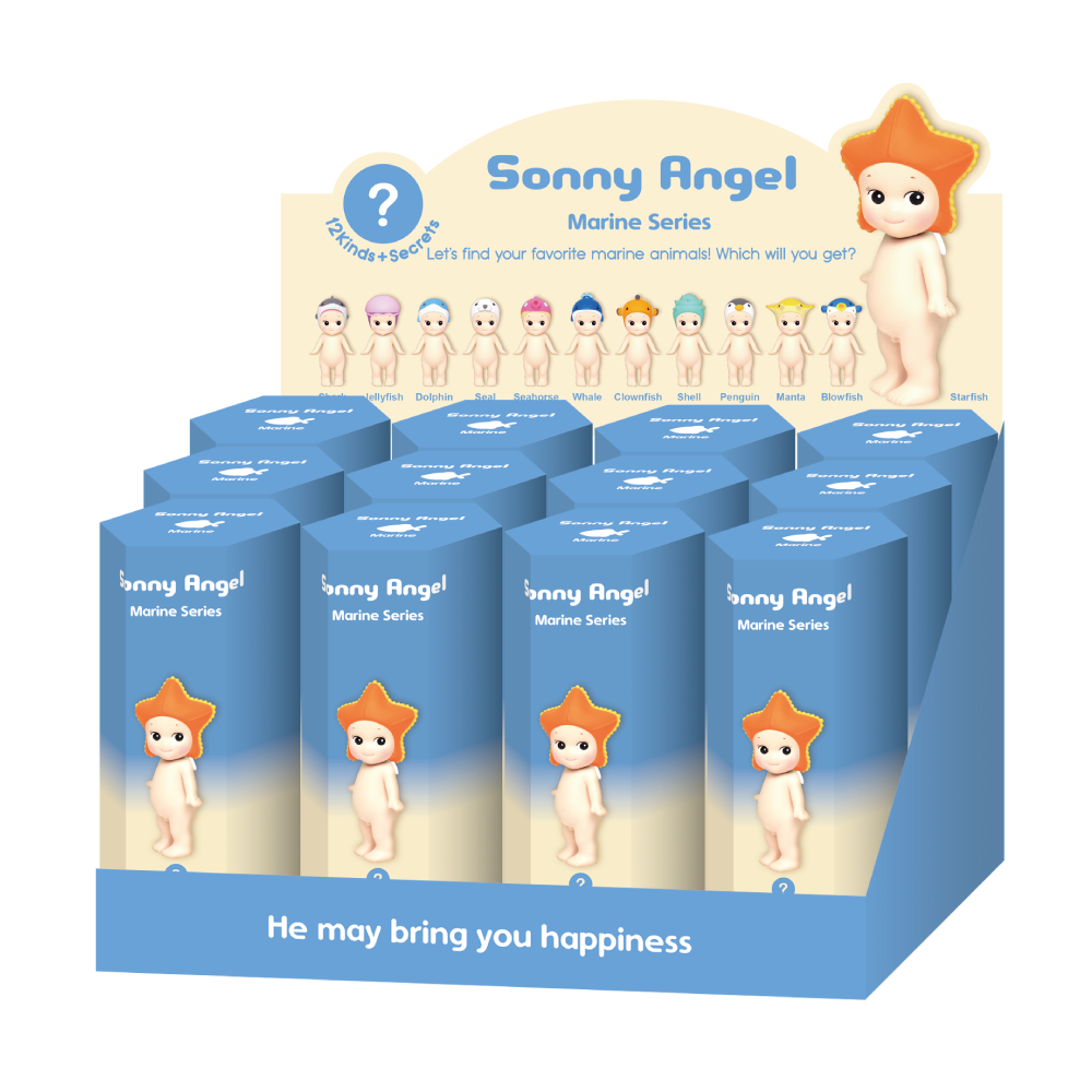 Sonny Angel Marine Series Blind Box Figure Toys Set Mini-Action Figures Blind Box