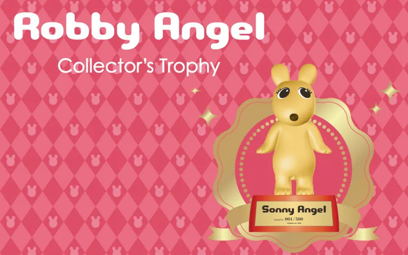 Robby Angel Rabbit Collector's Trophy Gold limited collection angel
