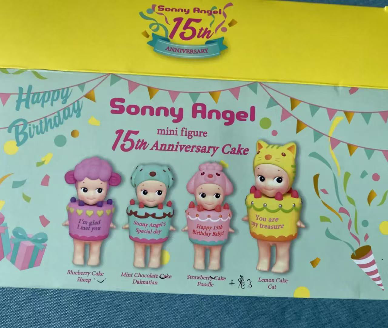 sonny angel 15th Anniversary Cake series mini figure