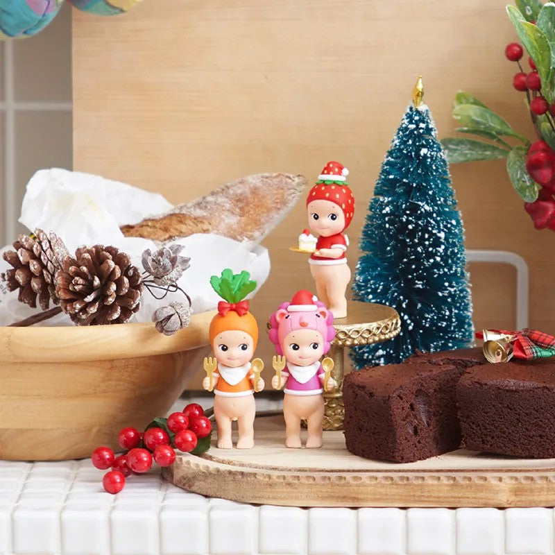 Sonny Angel 2024 Christmas dinner series Collection Blind Box Action Figures Gift angel