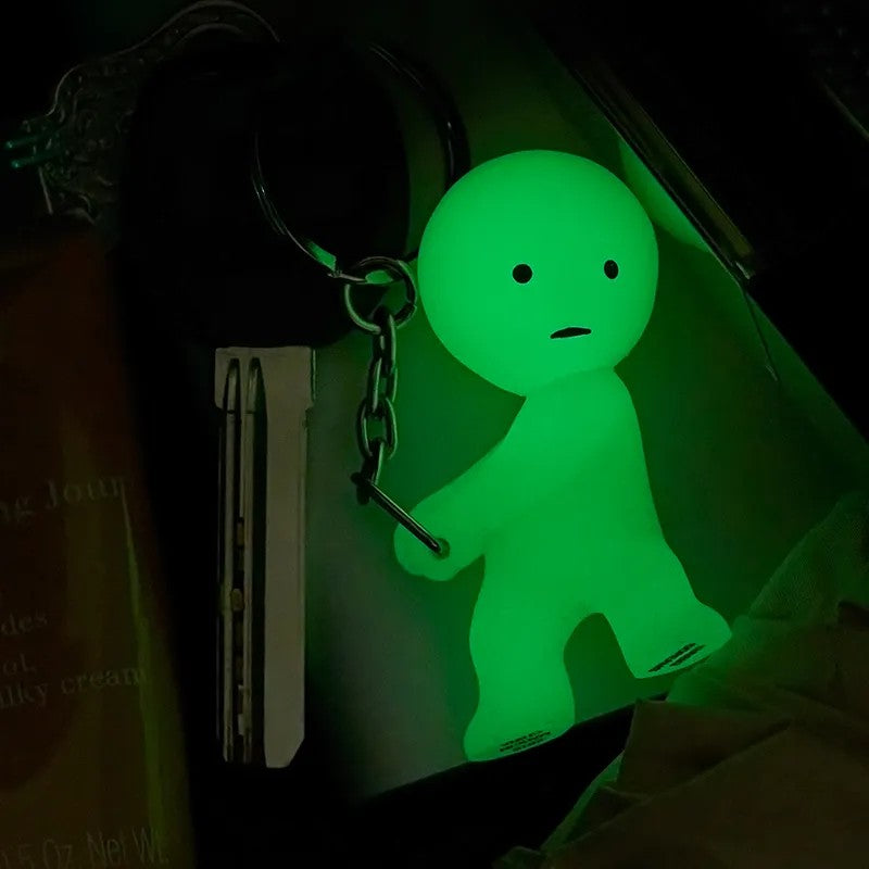 SMISKI Keychains luminous doll zipper schoolbag hanging ornaments