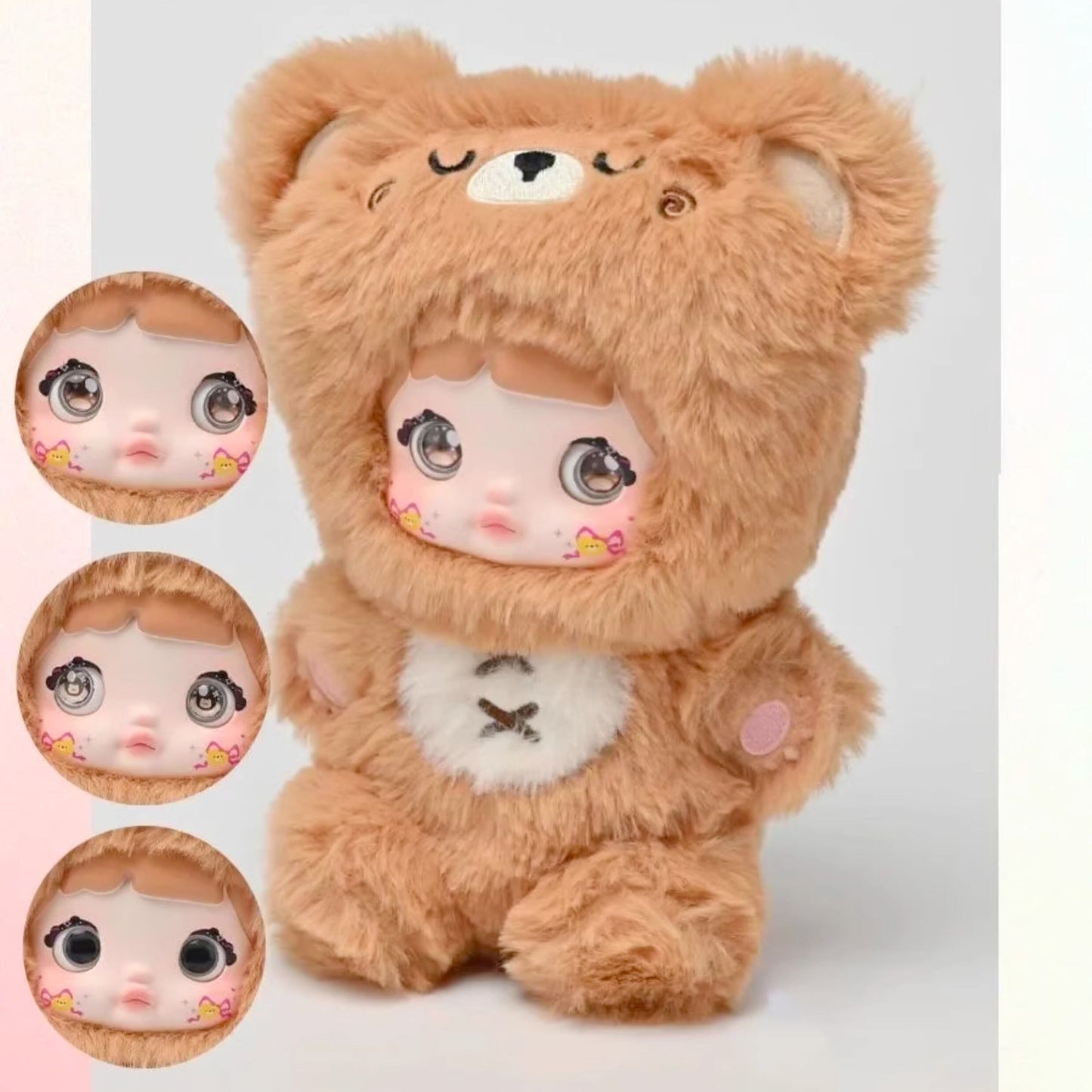 Nommi loveliness never ends series plush blind box vinyl face plush pendant doll