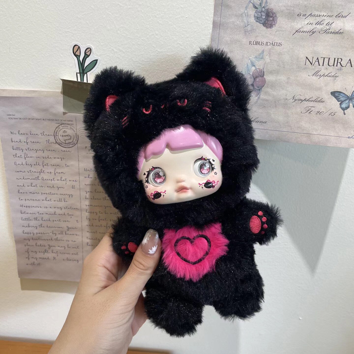 Nommi loveliness never ends series plush blind box vinyl face plush pendant doll