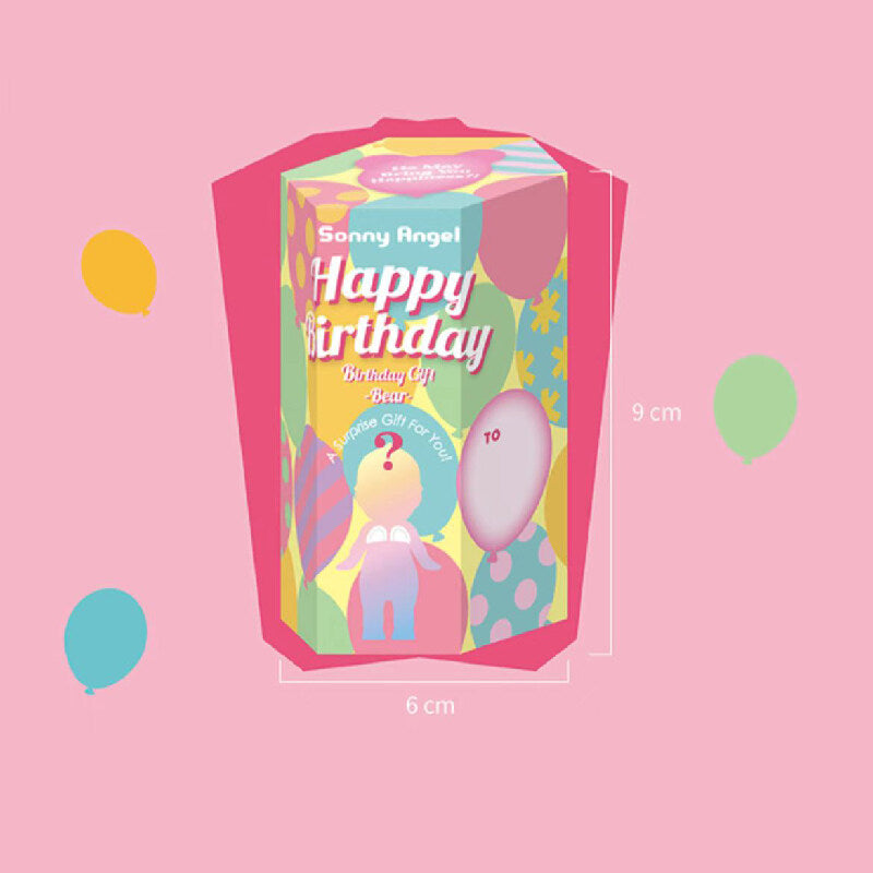 Sonny angel Birthday Gift Bear series Blind Box Fashion Play Gift Birthday Blessings Authentic