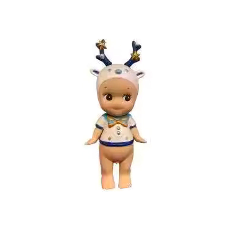 Sonny Angel 2018 Christmas Blind Box action finger Elk Bell Birthday Model Gift