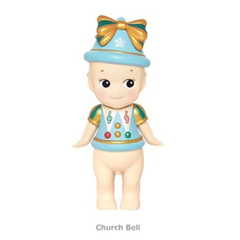 Sonny Angel 2018 Christmas Blind Box action finger Elk Bell Birthday Model Gift
