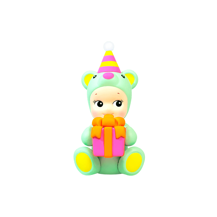 Sonny angel Birthday Gift Bear series Blind Box Fashion Play Gift Birthday Blessings Authentic