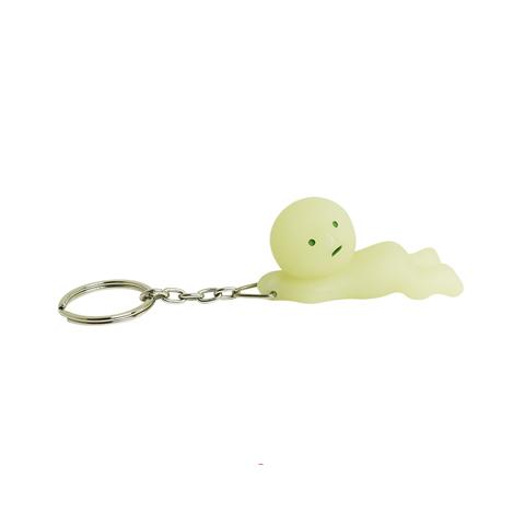 SMISKI Keychains luminous doll zipper schoolbag hanging ornaments