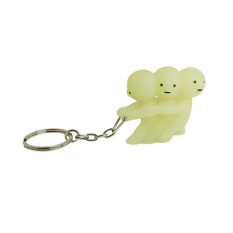 SMISKI Keychains luminous doll zipper schoolbag hanging ornaments