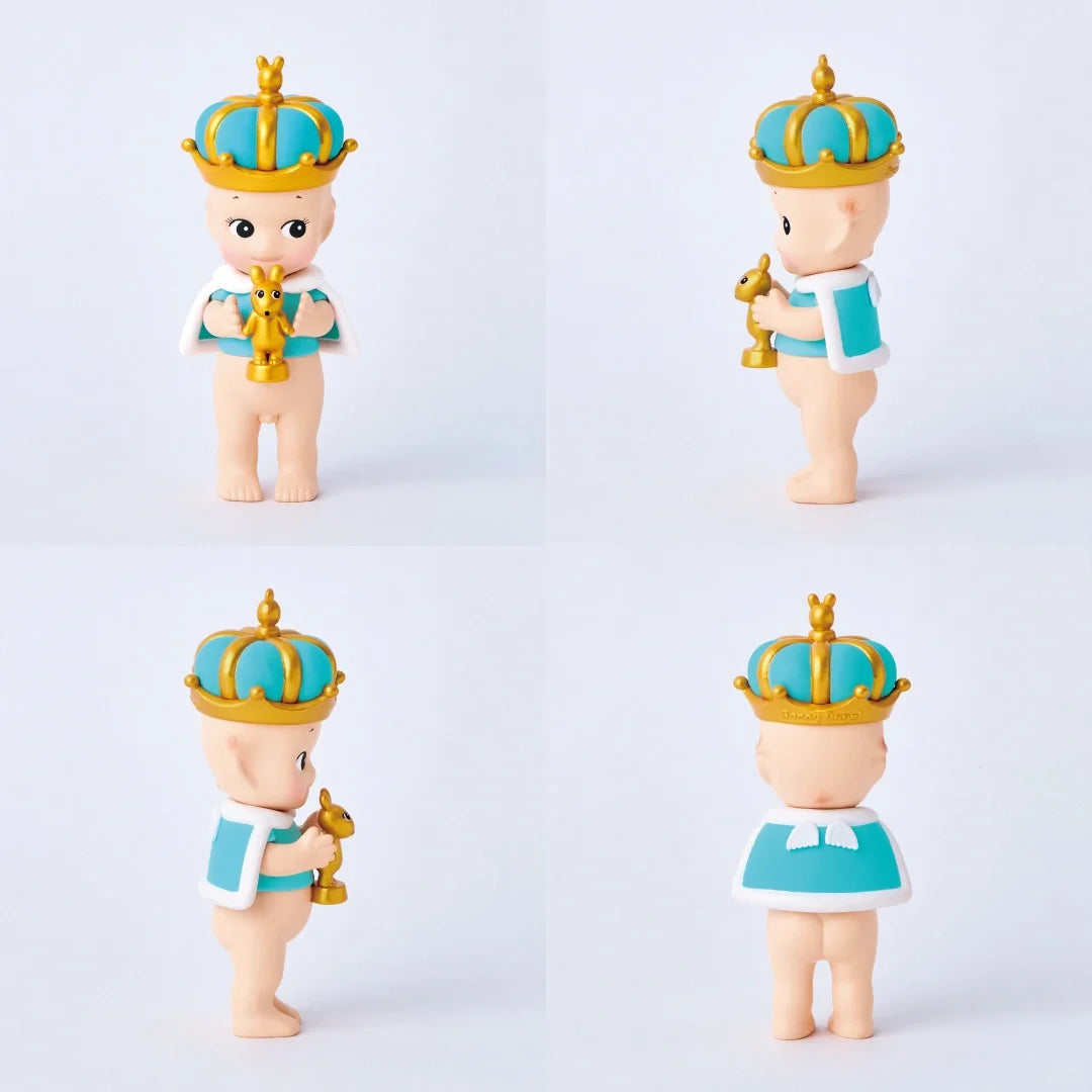 Mini Figure Crown -Blue topaz